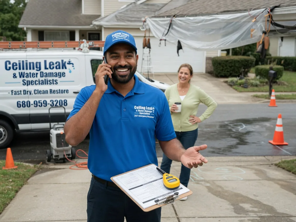 Ceiling Leak Cleanup Marshall, WA FAQs